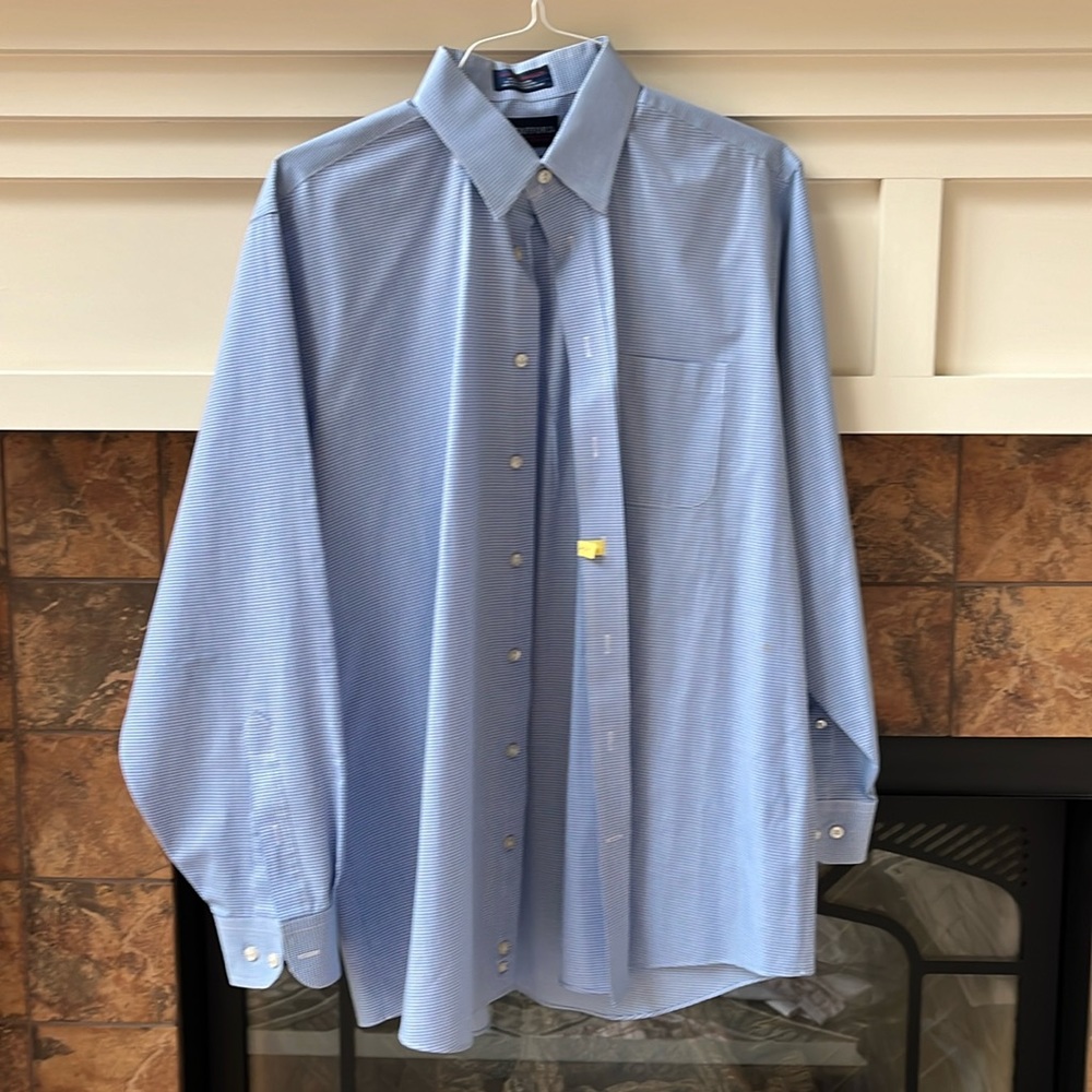 Stafford blue dress shirt.